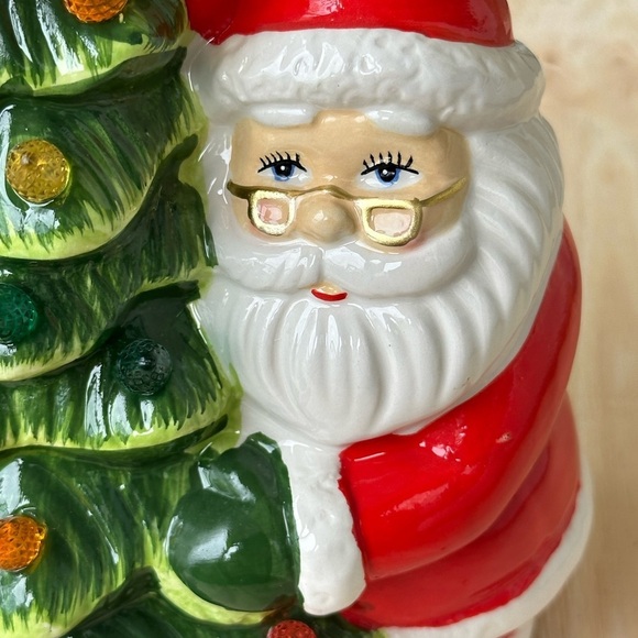 Mr. Christmas
10” Santa & elf Nostalgic Ceramic led lighted Tree NWT - Picture 10 of 15